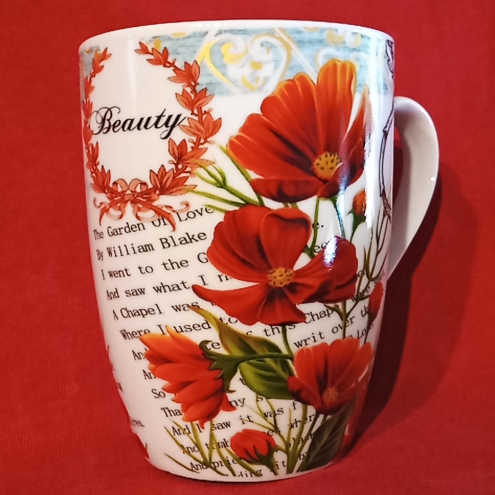 "The Garden Of Love" Poem By William Blake Cup.